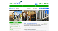 Desktop Screenshot of morestaff.co.uk