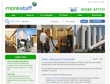 Tablet Screenshot of morestaff.co.uk